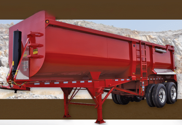 Heavy Duty End Dump Trailers | 50° Hydraulic Lift | Dual Stabilizer Legs | DOT/CE