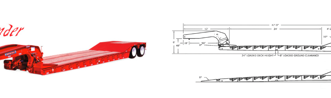 How Long Is A Lowboy Trailer