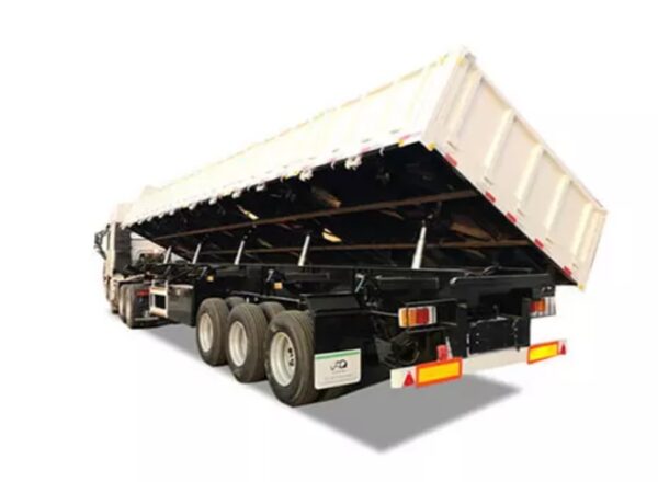 Side Dump Trailers Sale | 130-Ton Cylinder | 12×9.00-22.5 Tires | Export Ready - Image 4