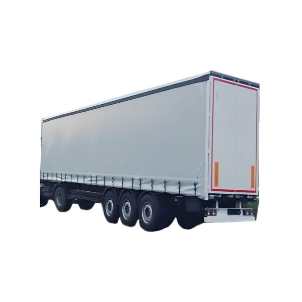 3 Axle 53FT Curtain Side Trailer for Sale - Image 4