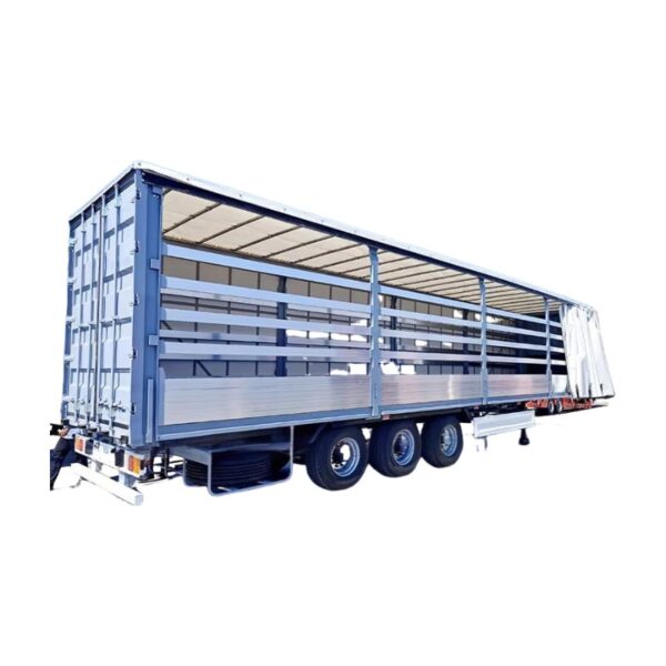 Custom Waterproof Curtain Side Semi Trailer - PVC Tarpaulin & Side Sliding - Image 2