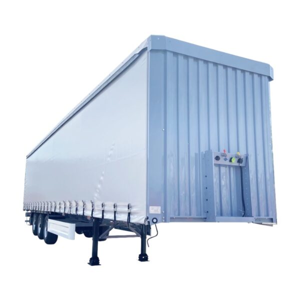 Custom Waterproof Curtain Side Semi Trailer - PVC Tarpaulin & Side Sliding - Image 3