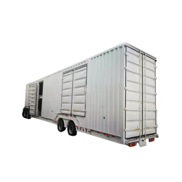 enclosed car hauler semi trailer