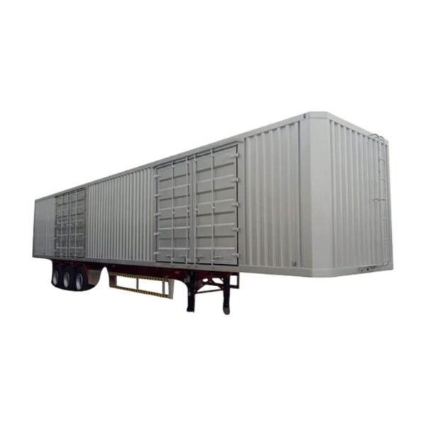 enclosed car hauler semi trailer