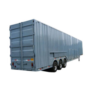 enclosed car hauler semi trailer