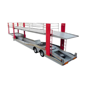 screw lift car hauler trailer