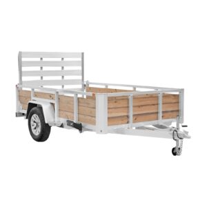 aluminum three board utility trailer