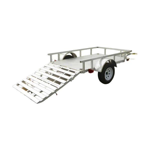 5X10 Single Axle Aluminum Utility Trailer for Sale - Image 4
