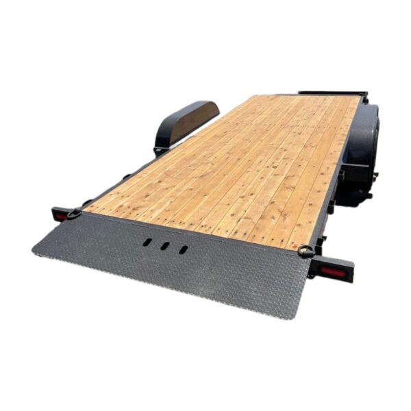 Professional 2 Axle Equipment Tilt Trailer With Electric Brakes - Image 4