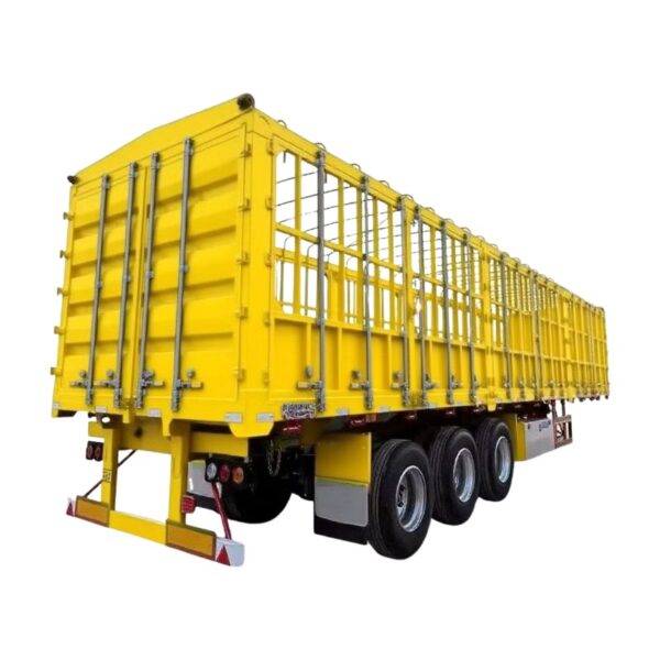 3 Axle High Capacity 60 Ton Cargo Fence Semi Trailer - Image 2