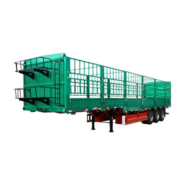 3/4 Axle High Fence Semi Trailer for Sale | Livestock & Cargo Transport - Image 3
