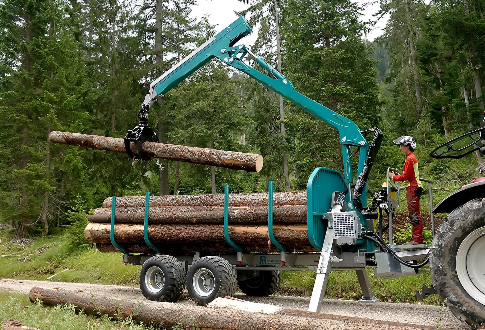 log-trailer-remote-area-wood-mining
