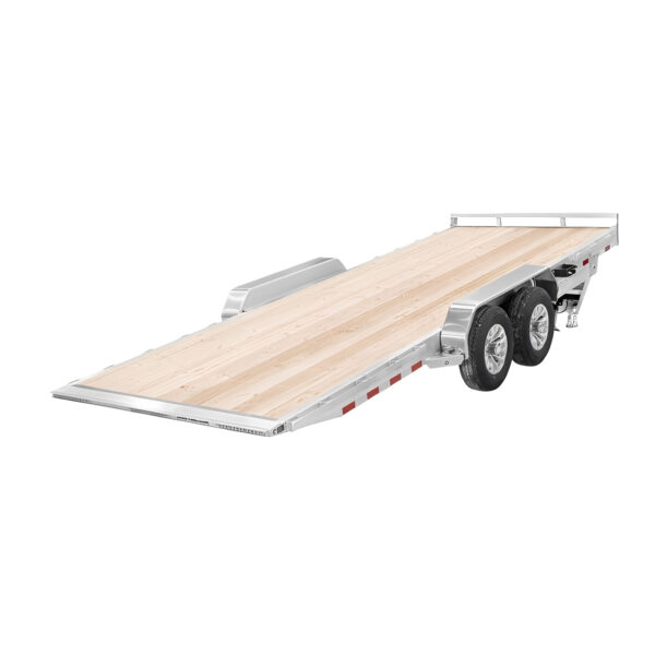 power tilt aluminum utility trailer