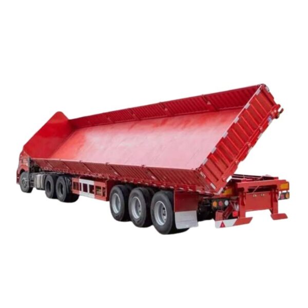 side dump semi trailer