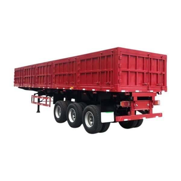 side dump semi trailer