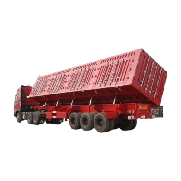 side dump semi trailer