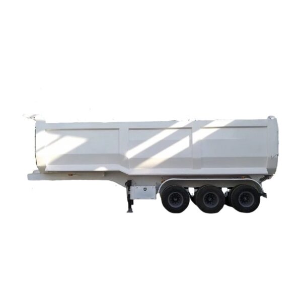 side dump semi trailer