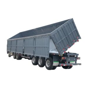 side dump semi trailer