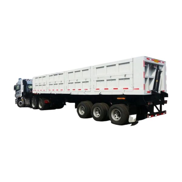 3 Axle 60 Ton Hydraulic Side Dump Trailer - Image 2
