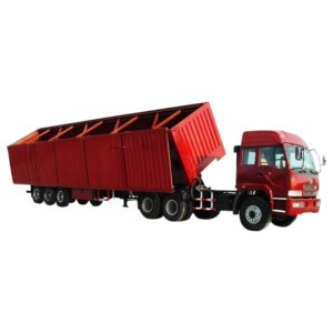 side dump trailer