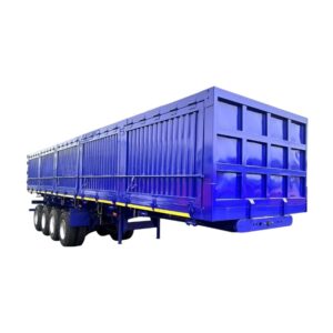 side dump trailer
