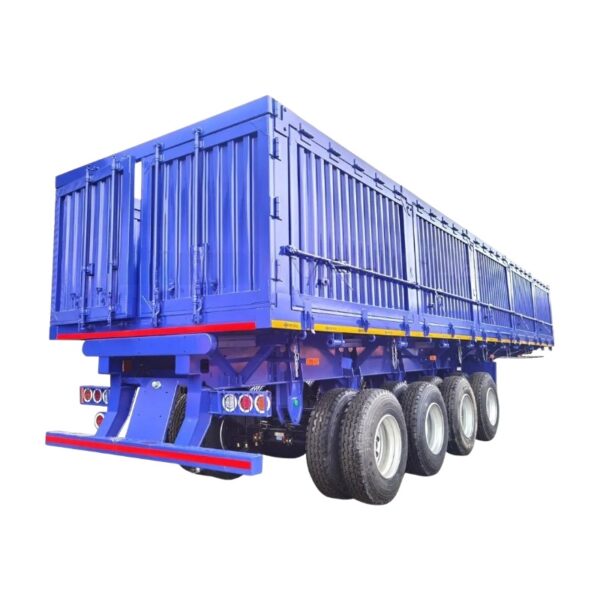 side dump trailer