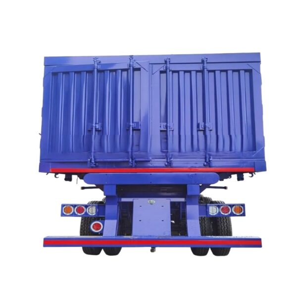 side dump trailer