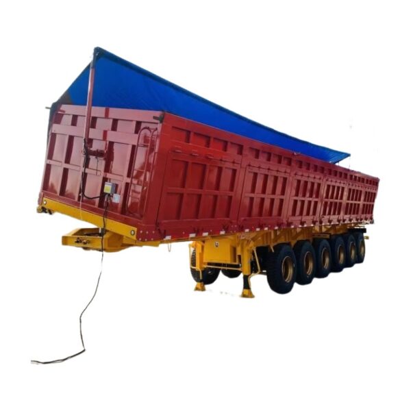 side dump trailer