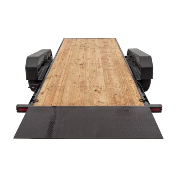 20ft Wooden Floor Tilt Car Trailer With Winch - Image 3