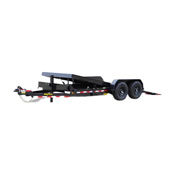 Heavy-Duty Double Axle Low Profile Tilt Trailer For Motorcycles And Atvs Transport - Image 4