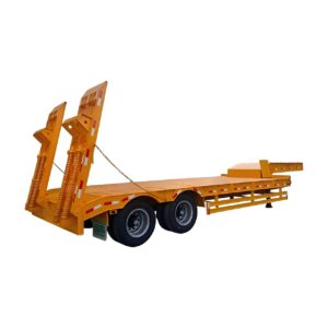 double drop semi trailer