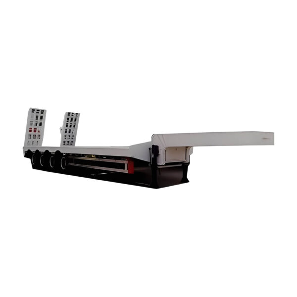 4 Axle 70 Ton Capacity Double Drop Semi Trailer for Wind Turbine Transport - Image 3
