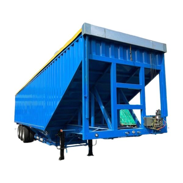 Heavy-Duty 3 Axle Hopper Bottom Trailer for Efficient Grain Transport - Image 2