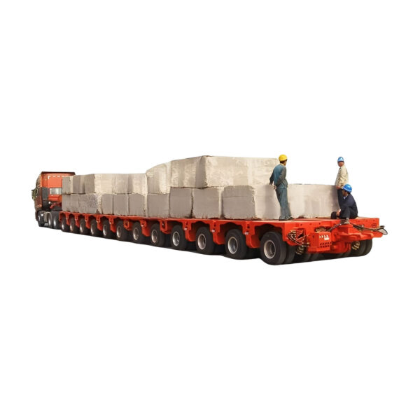 Heavy Duty Steel Modular Trailer for Shipyard, Machinery, and Equipment Transport - Image 2